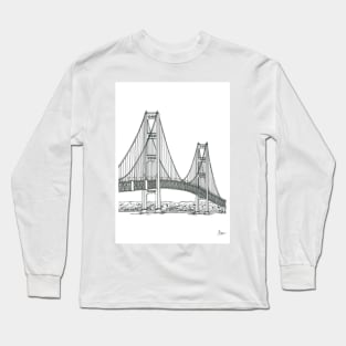 The Mackinac Bridge Long Sleeve T-Shirt